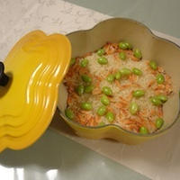 レシピリターン☆桜えびのキレイ色ルクご飯♪