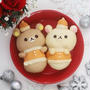 リラックマの雪だるま風クリスマスぬいぐるみパン