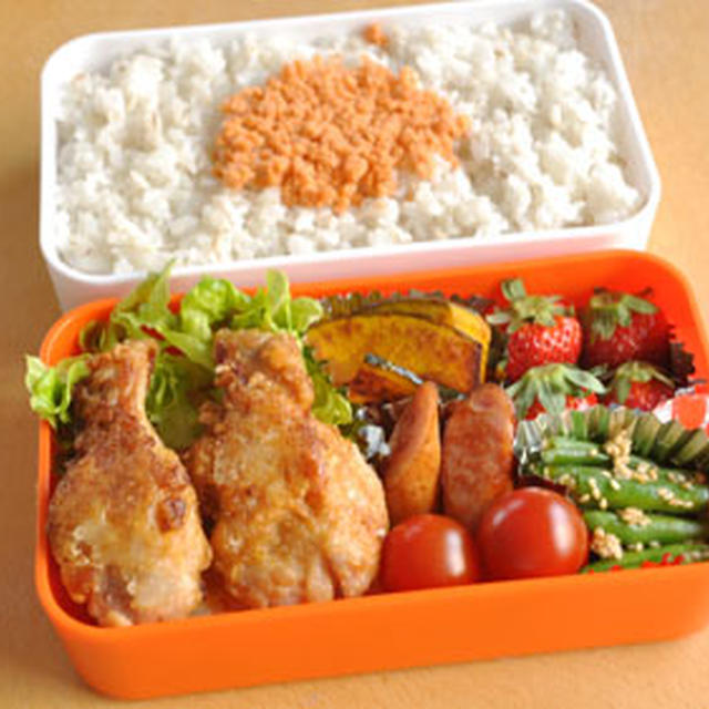 *　今週のお弁当。　*