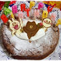 ＊JKの誕生日に☆ガトーショコラ＆LINEのキャラチョコケーキ＊