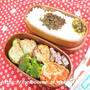 今日のOBENTOは ピーマンとシイタケの肉詰め