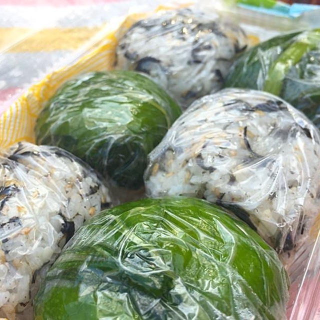 野沢菜のおにぎり☼