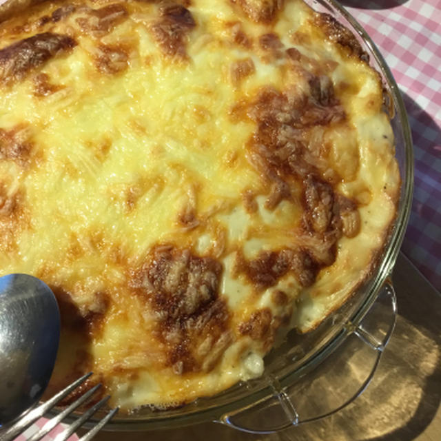 暑いけれど、熱々グラタン