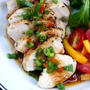 Chicken with Ginger Apricot Sauceチキンのソテー、生姜アプリコットソースがけ