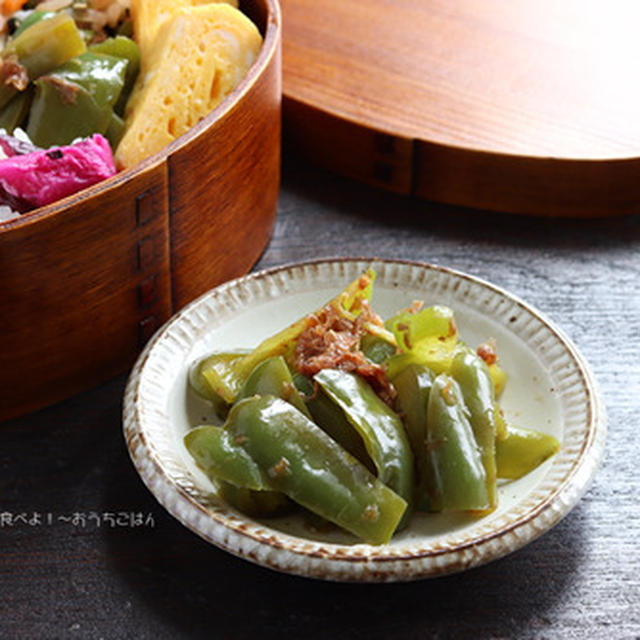 ピーマンのおかかポン酢和え【食材ひとつでおかずシリーズ】＊ピーマンしか使わない簡単レシピまとめ