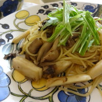 たっぷりきのこの和風スパゲティ