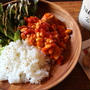 こんな食べ方も♪【大豆と鶏もも肉のカスレプレート】