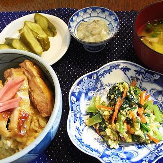 小松菜と卵の炒め物＆今夜、京セラドーム大阪で・・・
