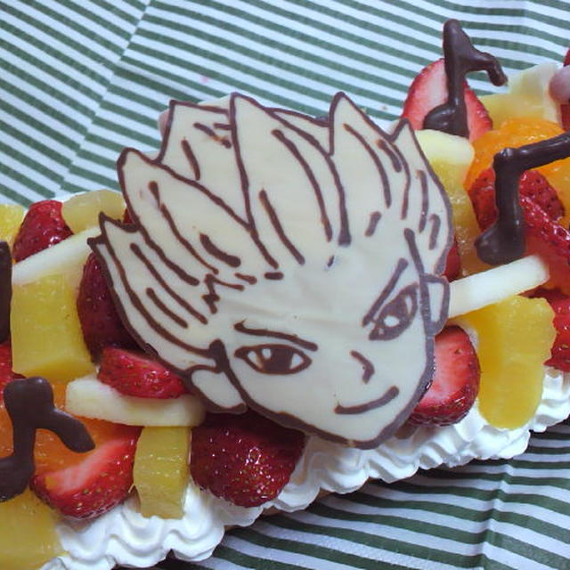 ＊Happy　Birthday ～フルーツタルト＆イナズマイレブン豪炎寺チョコプレート＊