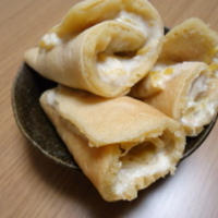 お豆腐づくしのオレンジブランデーロールケーキ