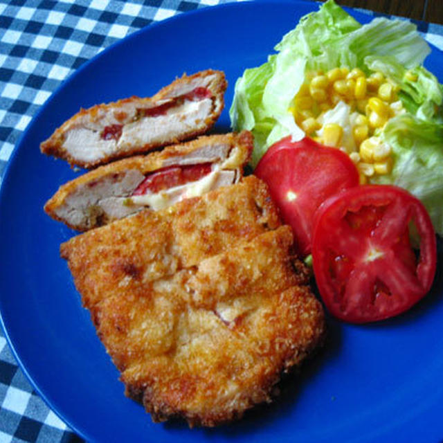 トマトチーズチキンカツ