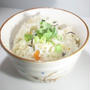 ホイル蒸しのスープで炊き込みご飯