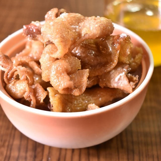 めっちゃ簡単に出来る！鶏皮せんべいの作り方