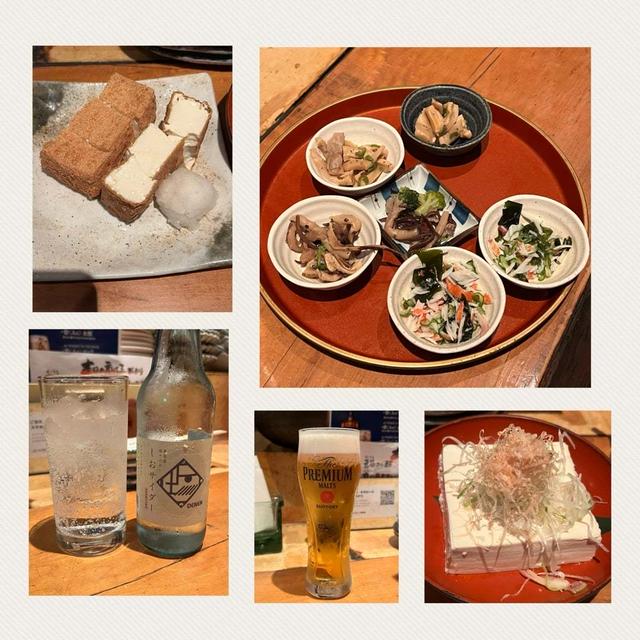 紙屋市べゑ　金沢片町エリアの創作料理店　自家製豆腐と厚揚げ
