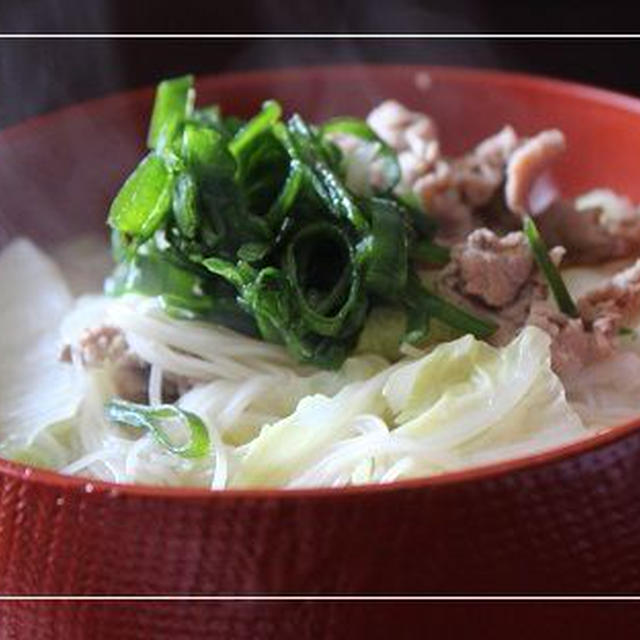 白菜そうめん(*ﾟ▽ﾟ*)