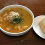 珍しく「パン＆スープ」で朝ごはん