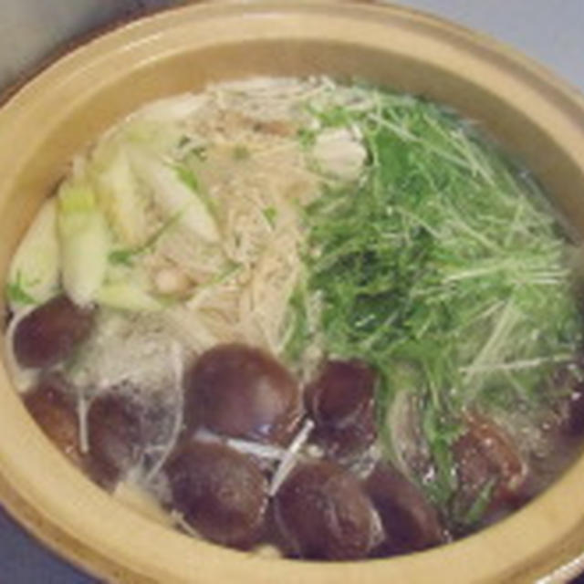 甘鯛と水菜のハリハリ鍋