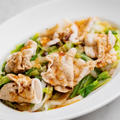 豚肉と白菜の魚粉醤油オイルソースサラダのレシピ