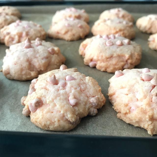 桜餅の風味、さくらドロップクッキー
