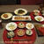 8/24の晩ごはん　麻辣うどんと５５１の餃子のエビシューマイ＋α　10品で、ビール♪
