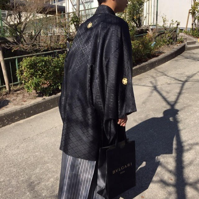 袴姿で卒業式！