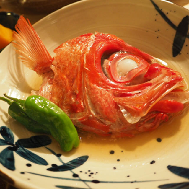 【レシピ】金目鯛の煮付け(かぶと煮)の作り方
