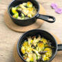 【レシピ】芽キャベツとえりんぎの簡単トースターアヒージョ