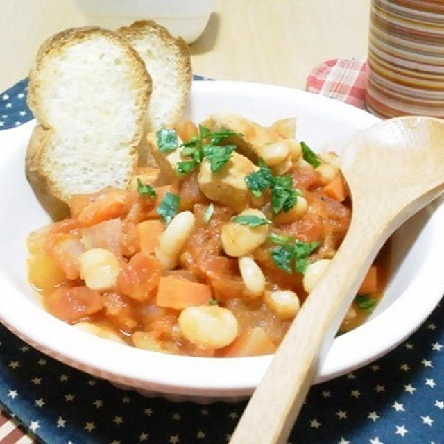 一皿でお腹いっぱいお豆のお料理☆