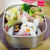 【お弁当・キャラ弁】～バレンタイン風うさぎおにぎり＆鶏胸ネギ味噌焼きのお弁当（㊦ちび弁）～