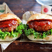 ♡ロールパンdeハンバーガー♡【#簡単レシピ#時短#節約#パン#ハンバーグ】