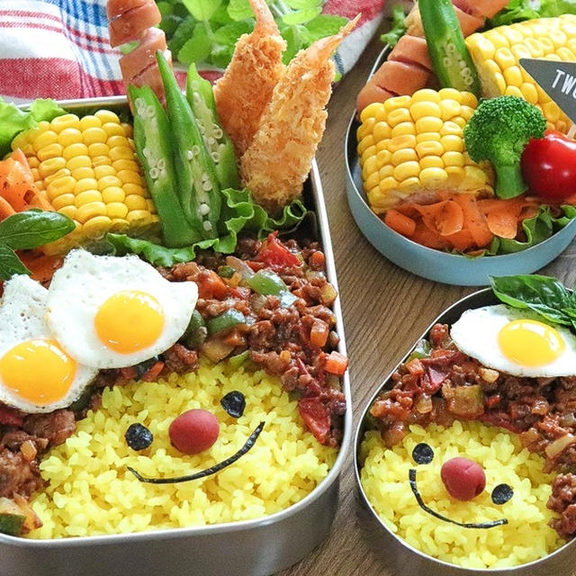 可愛いお弁当を旦那に持たせる嫌がらせ弁当「ドライカレー編」　～着圧レギンスのPR～