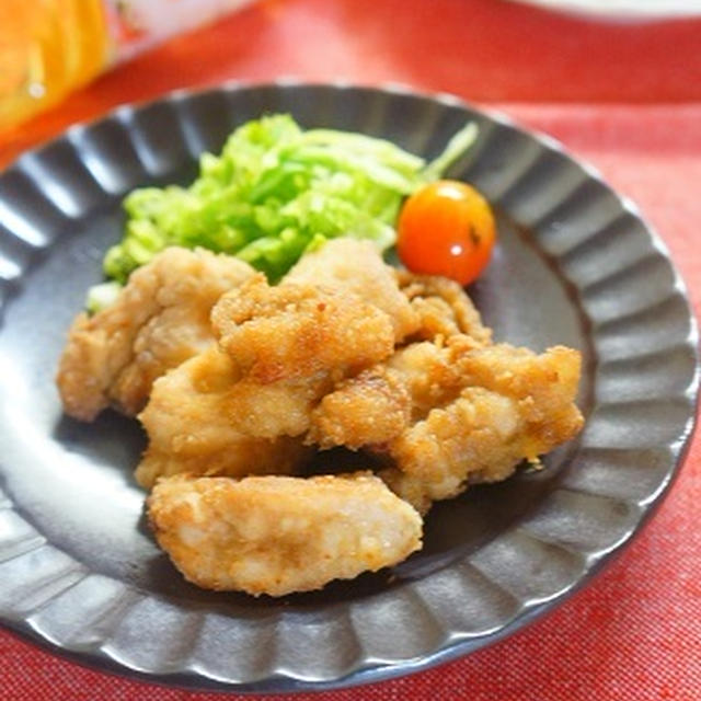 【モニター】サラダチキンの素でレモンジンジャー風味の鶏胸肉から揚げ