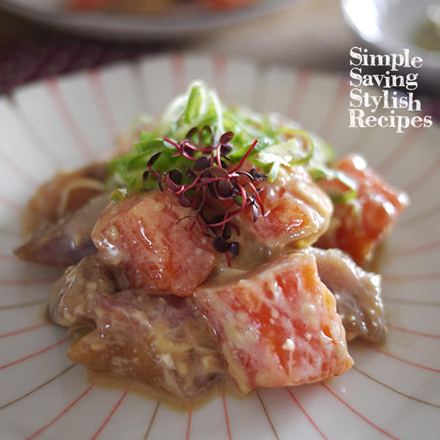 簡単！節約！お家で小料理屋さんランチ♪切り落とし魚で【海鮮胡麻味噌和え】海鮮茶漬けも丼もできるよ♪