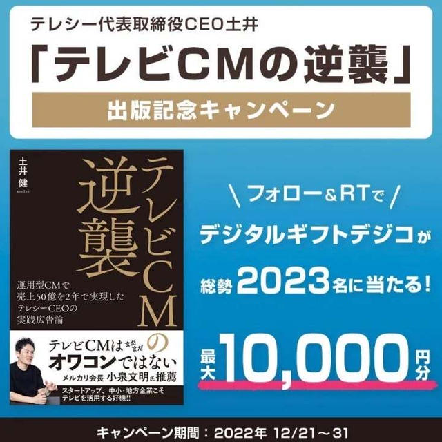 【当選】テレシー『デジコ100円分』