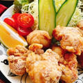 ノンフライヤーで揚げない唐揚げ(動画レシピ)/Fried chicken with air fryer.