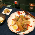 便利で美味しいだしで豚バラ卵大根煮