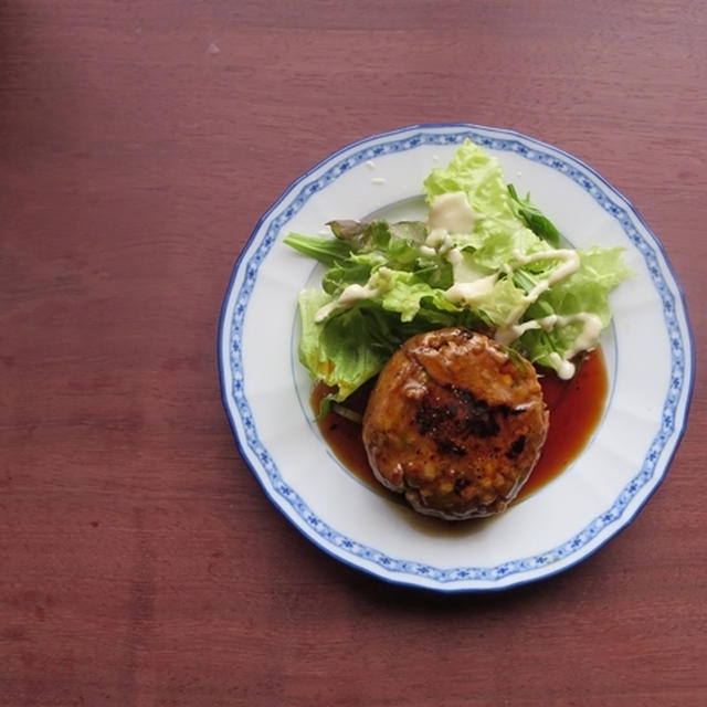 或る日の定食～ごぼう入りベジつくね～