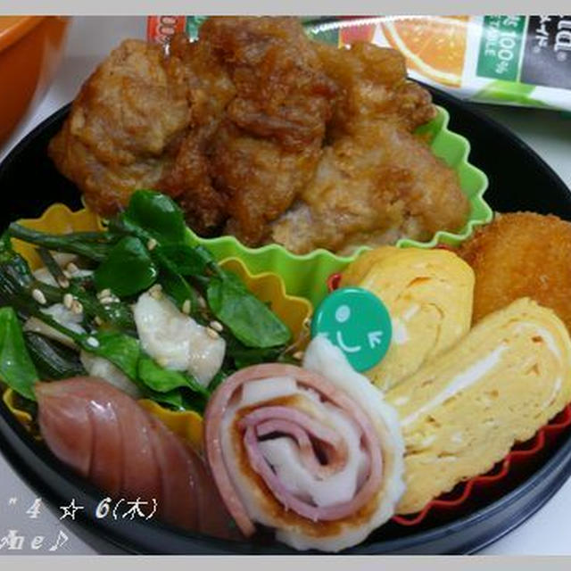 から揚げ・・・お弁当♪　＜はなきん～