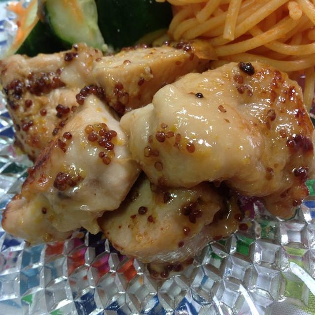 つくれぽ！【ハニーマスタードチキン♪】＆今朝焼きパン☆