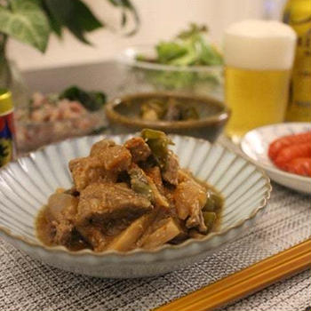 ビールに合う！みそ味の煮込みジンギスカン de おうち居酒屋