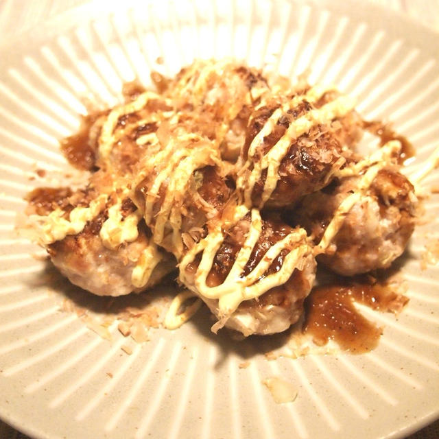 ヘルシー・たこ焼き風豚キャベツつくねレシピ