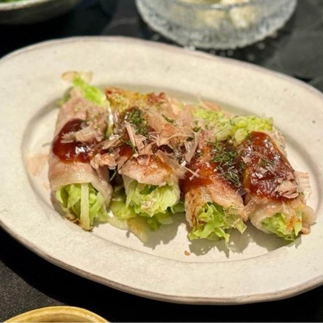 豚肉の春キャベツ巻きの夜ごはん&楽天マラソン最終日