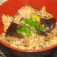 宮崎乾しいたけの炊き込みご飯　～沖縄ジューシー風