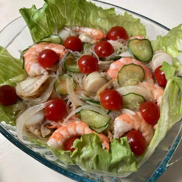 春雨と海老・ホタテの中華サラダ☆スパイスアンバサダー