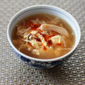 豆腐ときのこの即席酸辣湯（サンラータン）／「ひとり湯たんぽ」の底力