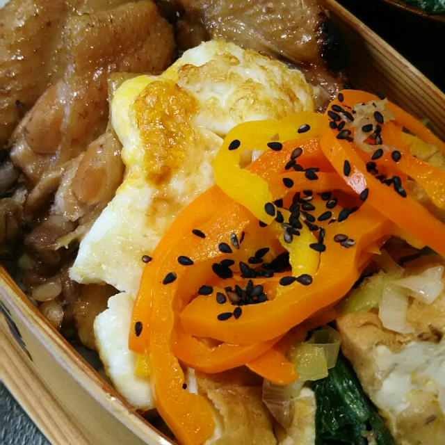 鶏煮焼き弁当