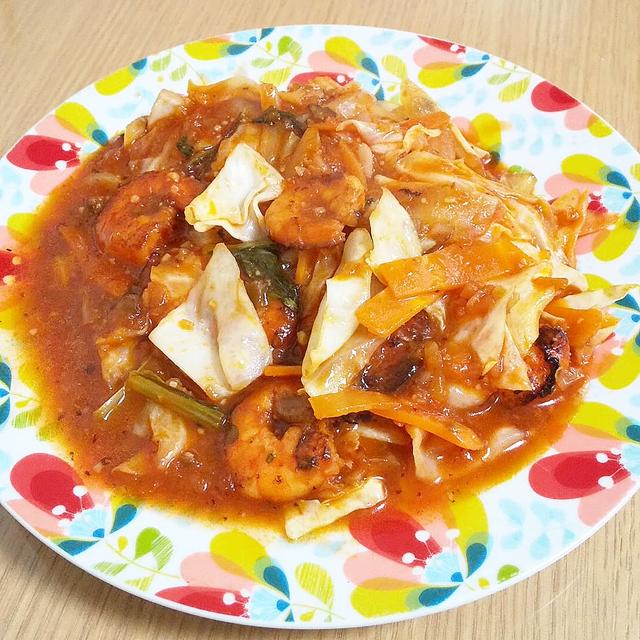 【キユーピー わたしのお料理 鮭の蒸し焼き（トマトのソース）を使ったよ】