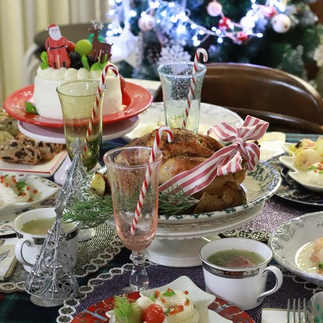 【レシピ】クリスマス2021の　献立。と　食べてる様子の愛おしさ。