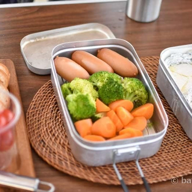 キャンプ飯｜メスティンで簡単カマンベールチーズフォンデュ＆ファイヤーグリル飯