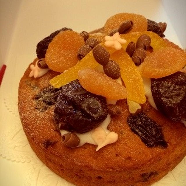 紅茶煮プルーンのパウンドケーキ♪